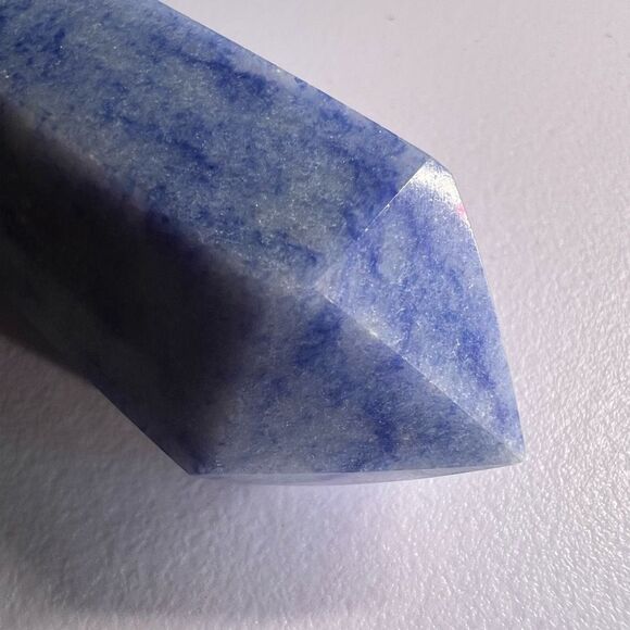 Blue Aventurine Double Terminated Meditation Wand (7) - Picture 4 of 9